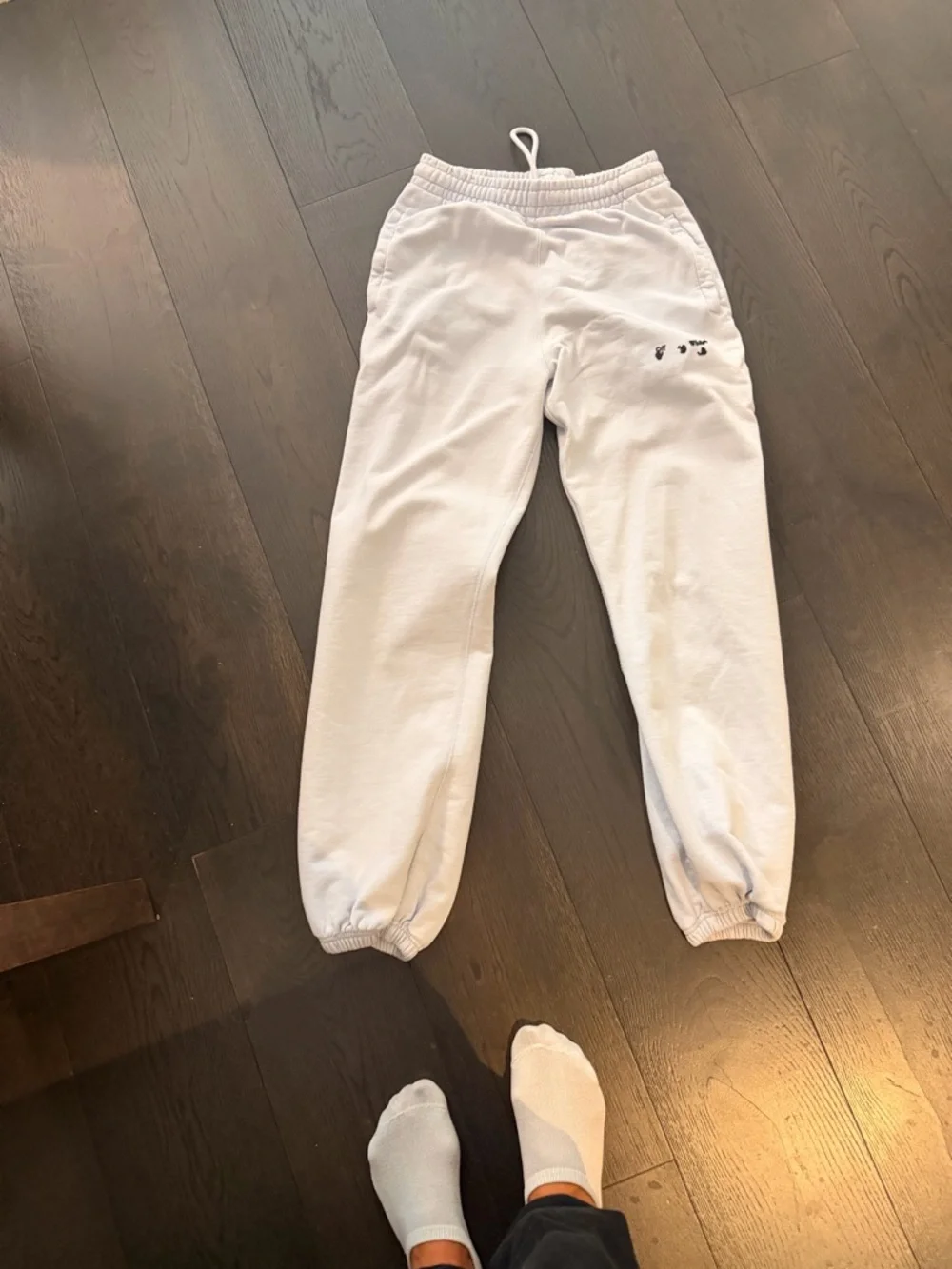 Off-White Joggers XS Sky Blue Sweatpants Virgil Abloh Rare Set Piece - Picture 3 of 16